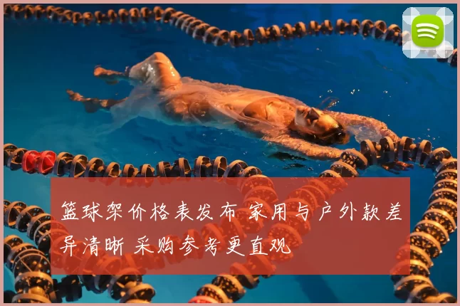 篮球架价格表发布 家用与户外款差异清晰 采购参考更直观